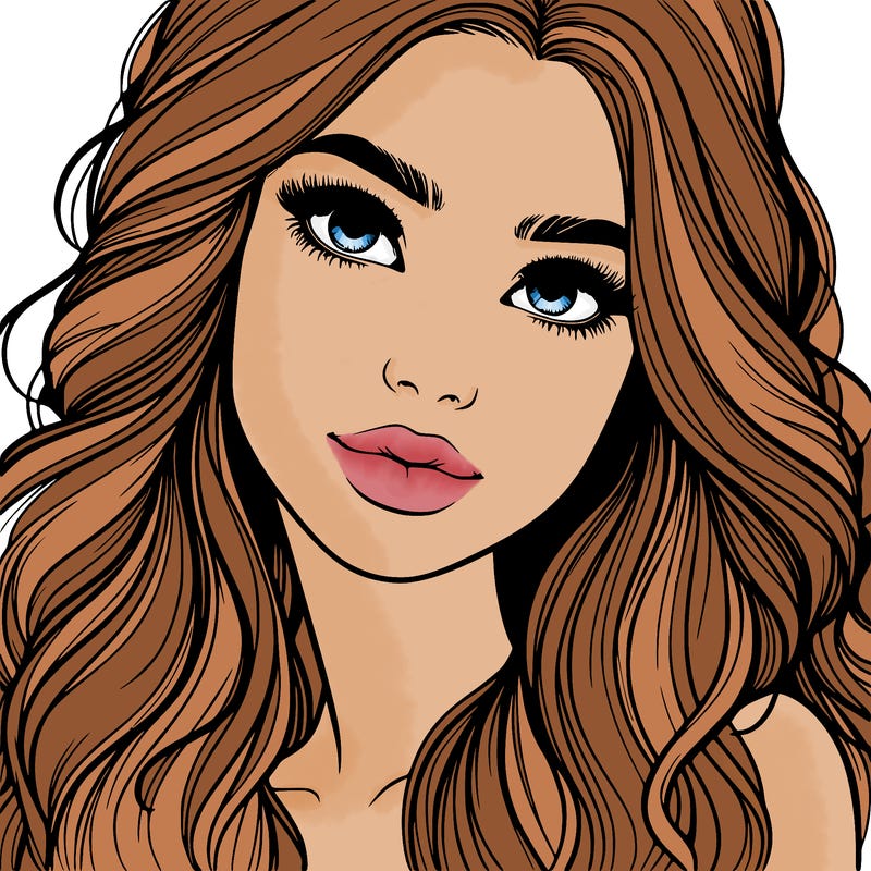 beautiful realistic girl