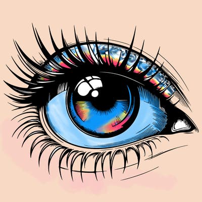 realistic eye
