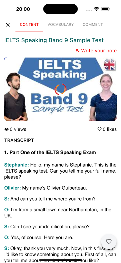 English Grammar - 6mins - IELTSスピーキングバンド9サンプルテスト、英語文法アプリのビデオレッスンとトランスクリプト付き