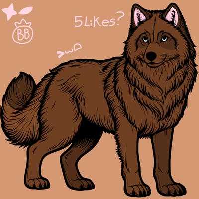 realistic wolf