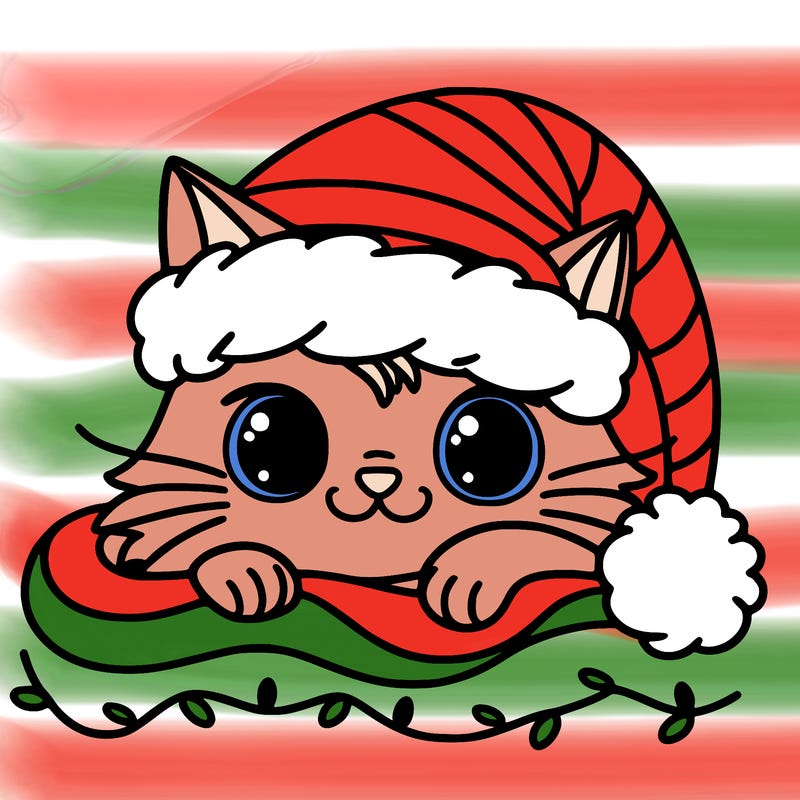 cat christmas