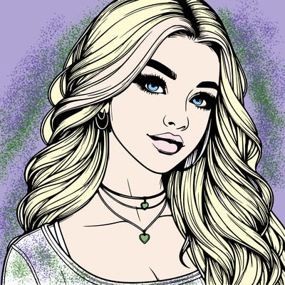 detailed realistic girl