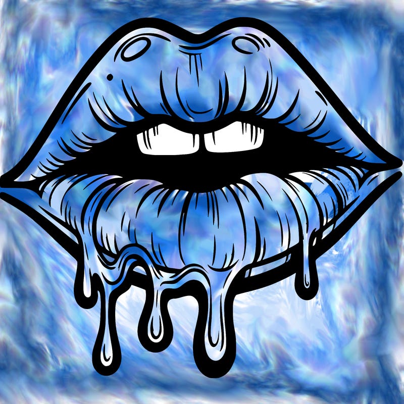 lips that look realistic and drip