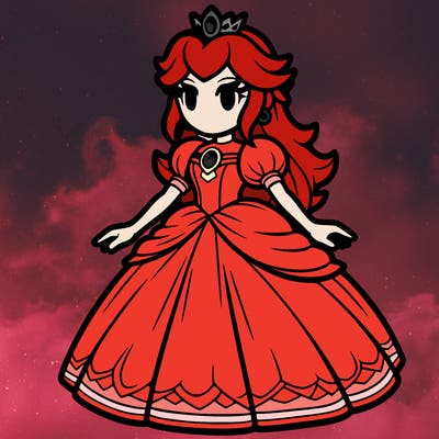 princess from mario split