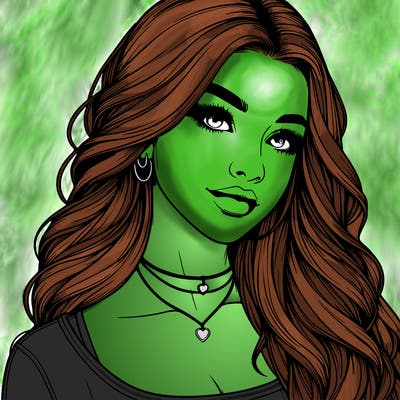 detailed realistic girl