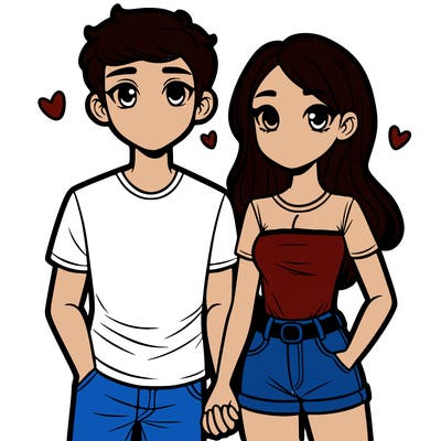 boyfriend and girlfriend