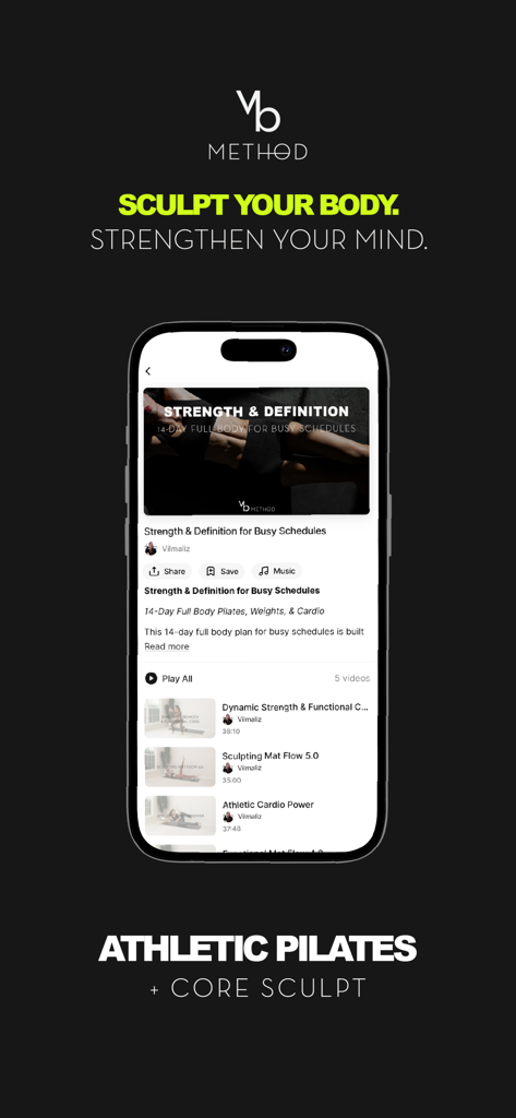 VB METHOD - Health & Fitness App | MWM