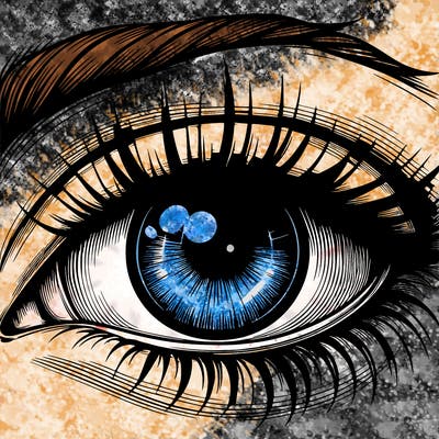 realistic eye