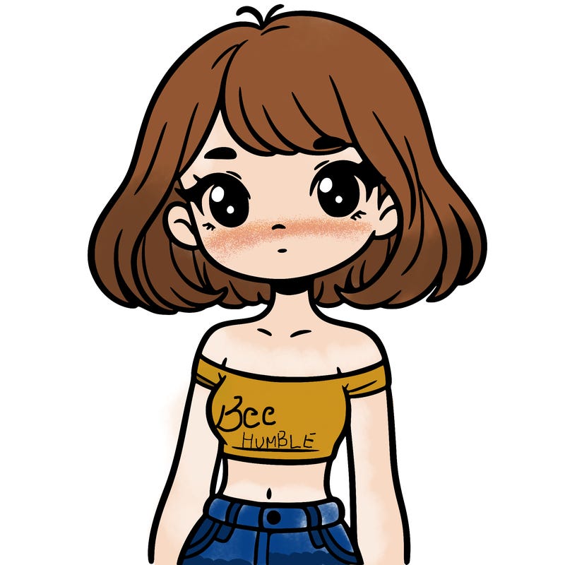 girl in a cute crop top