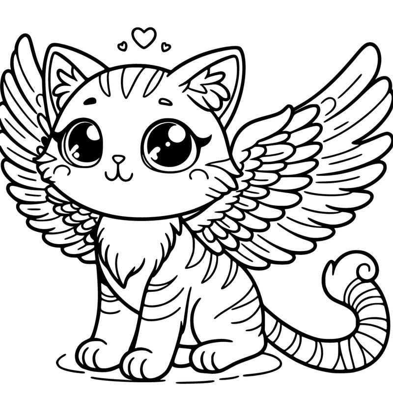 cat with wings