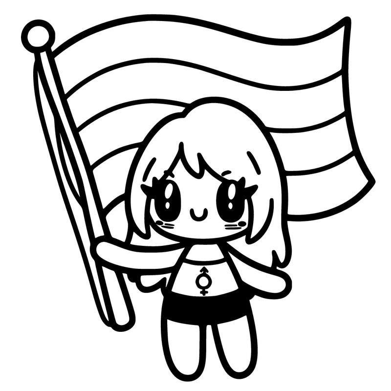 a trans flag