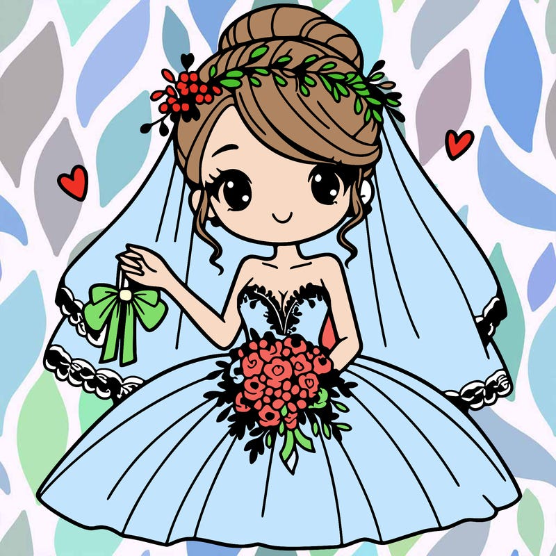 wedding dress girl