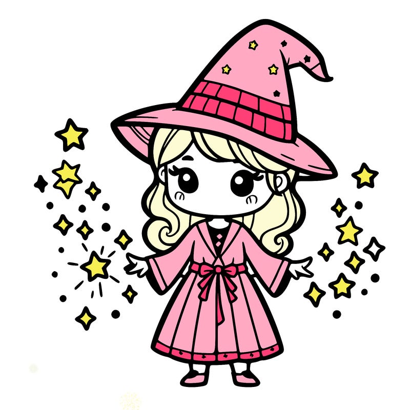 magic wizard girl