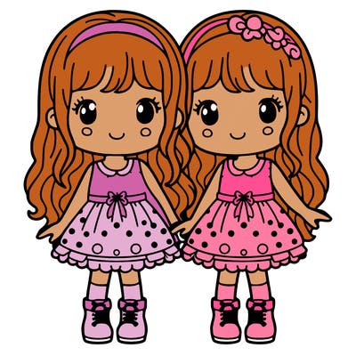 twin girls