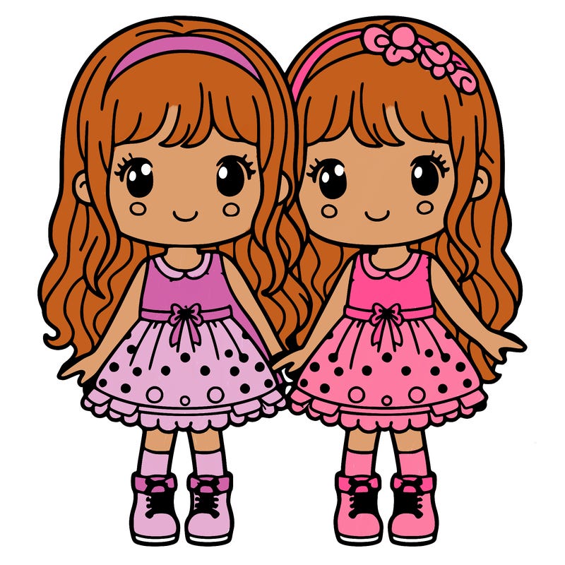 twin girls