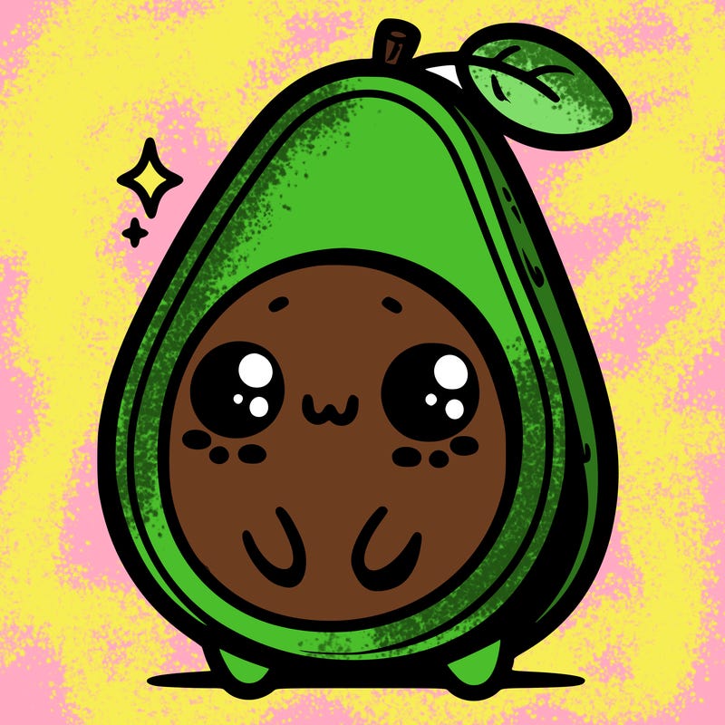 cute avocado