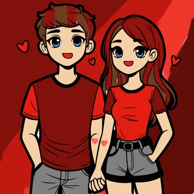 boyfriend and girlfriend