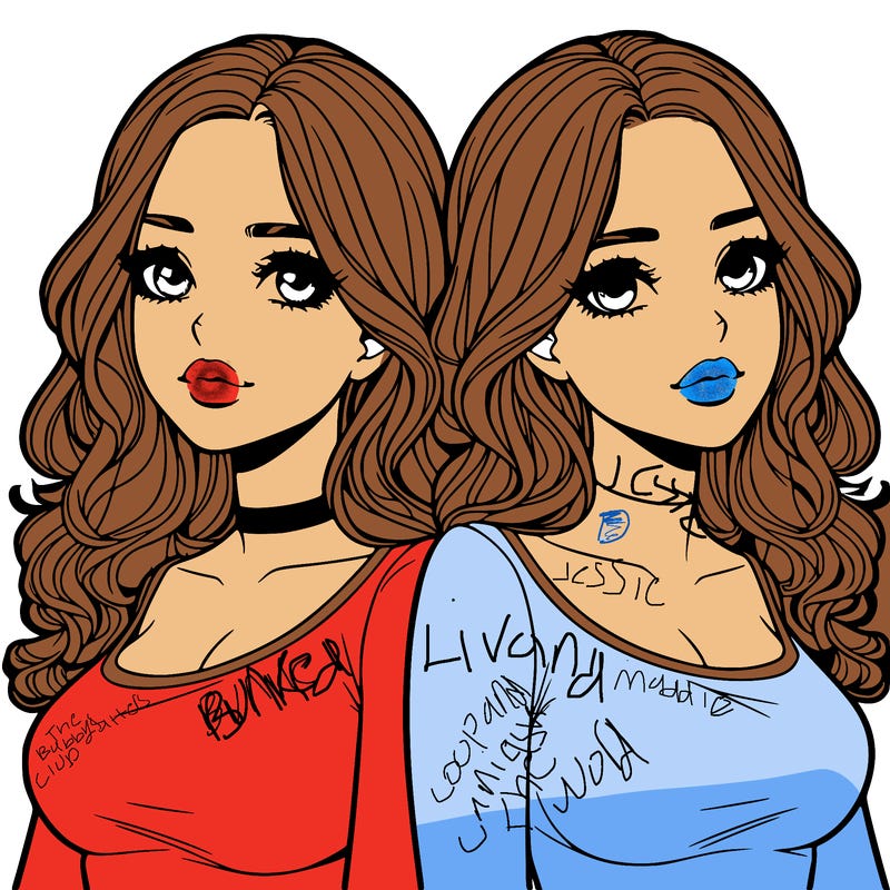 realistic twin sisters