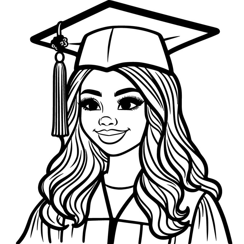 latina woman who is graduated