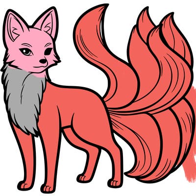 nine tailed fox