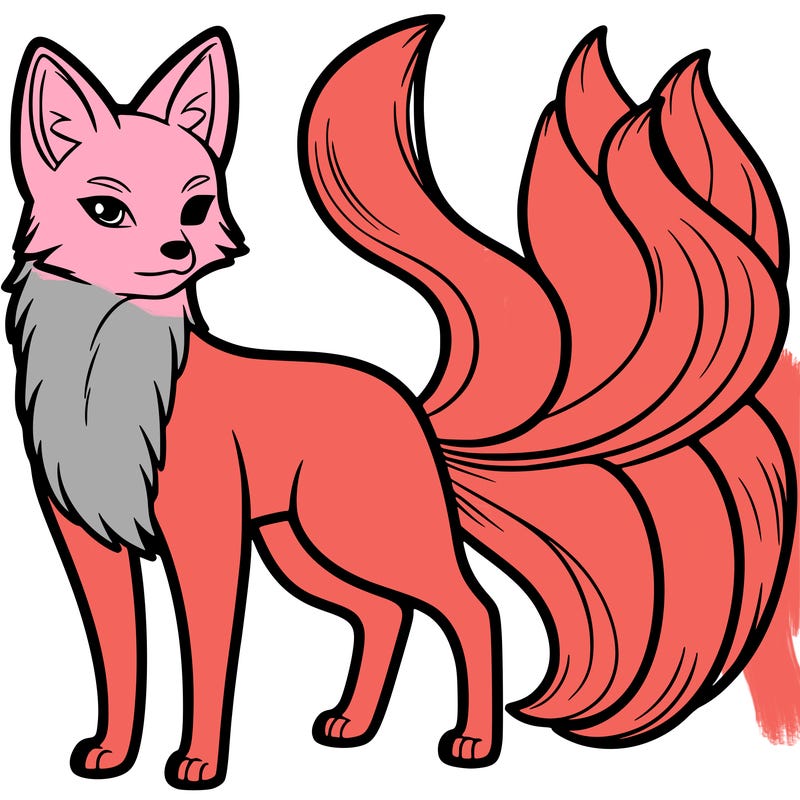 nine tailed fox