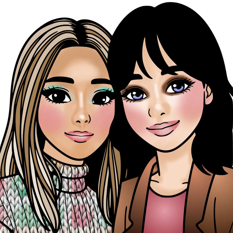 asian woman being in a couple with a latina woman realistic