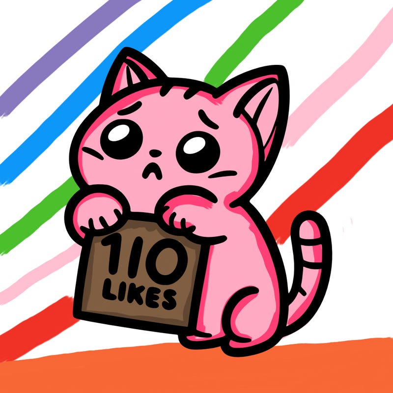 a cat begging for 10 likes