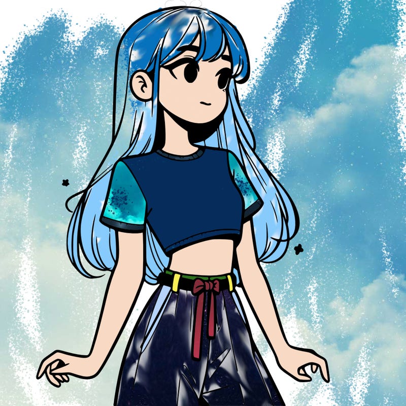 girl in a cute crop top