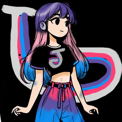 girl in a cute crop top