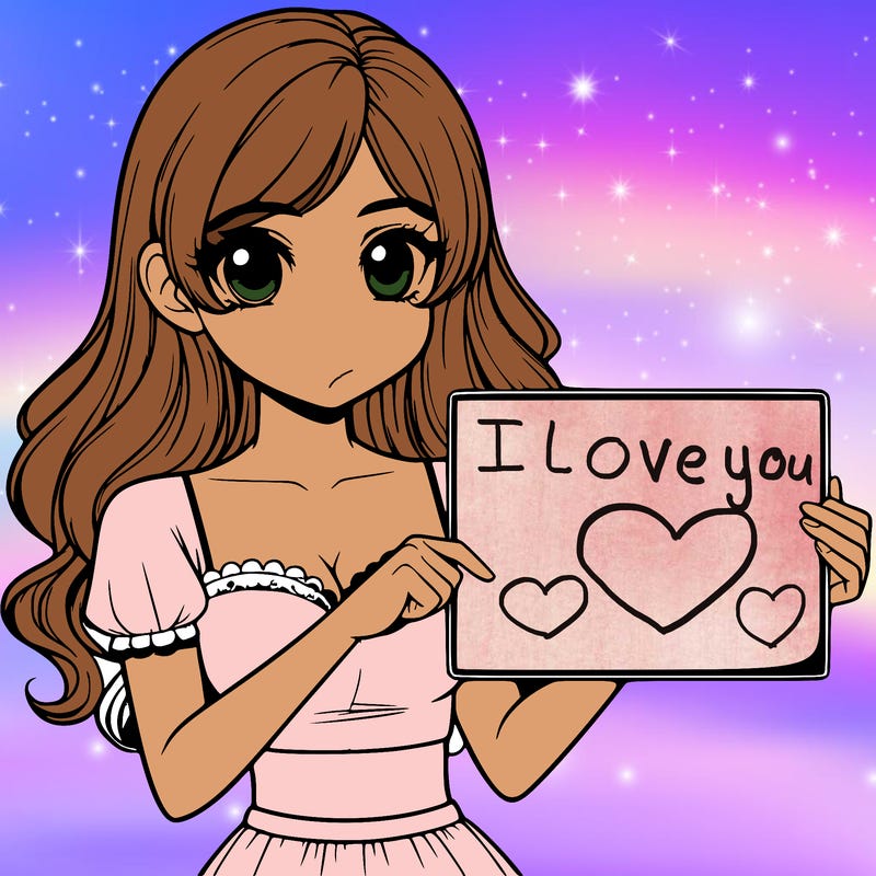 realistic pretty girl holding blank sign