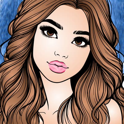 beautiful realistic girl