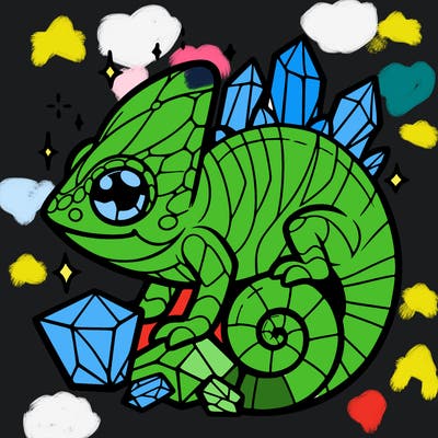 crystal chameleon
