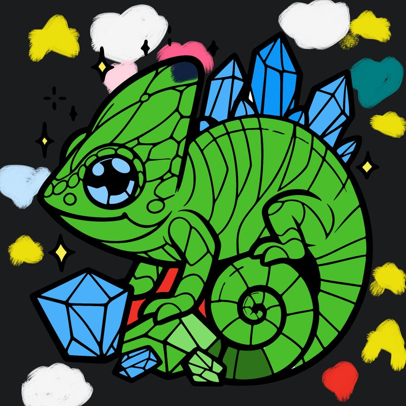 crystal chameleon
