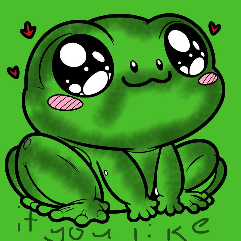 cute frog person realistic