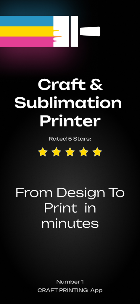 SubPrinta - Sublimation Design - Aplicación SubPrinta para impresión de sublimación y manualidades con una calificación de cinco estrellas