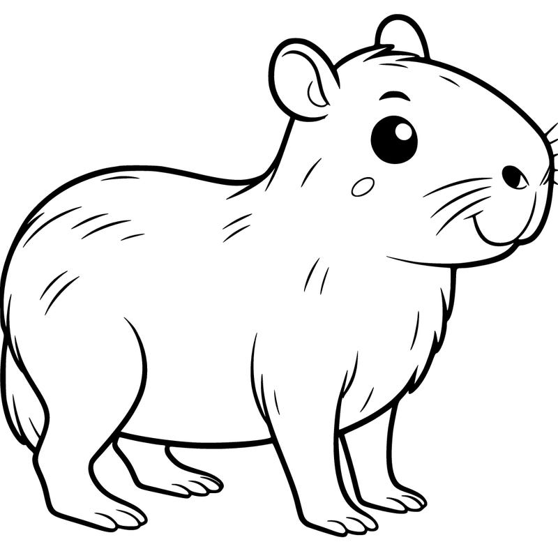 cute capybara