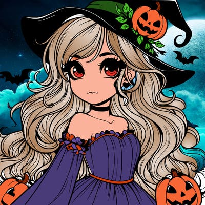 realistic girl halloween