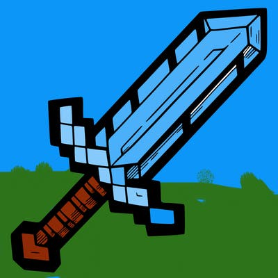 a minecraft sword