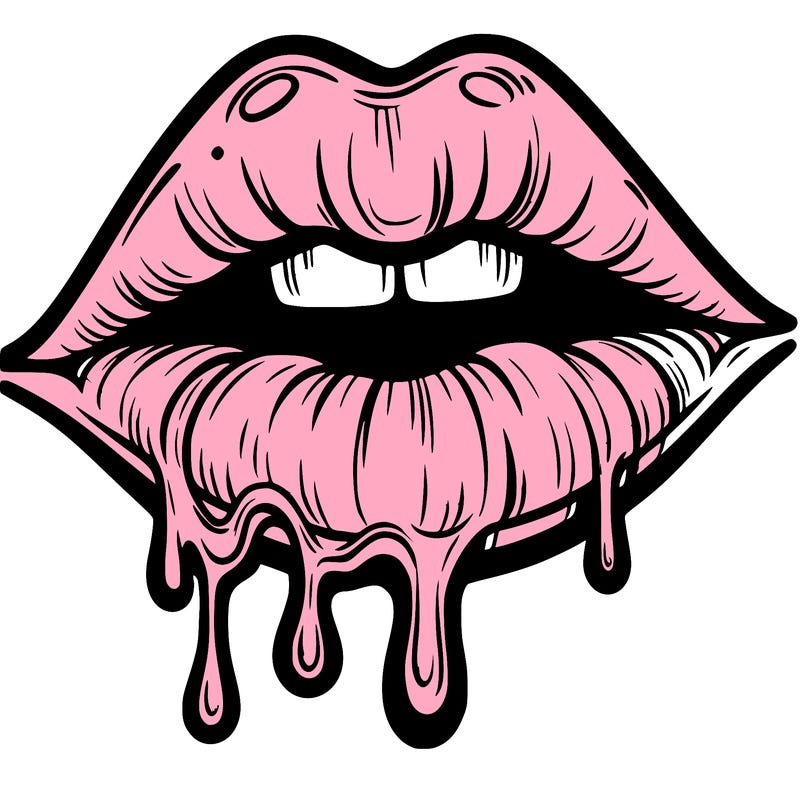 lips that look realistic and drip