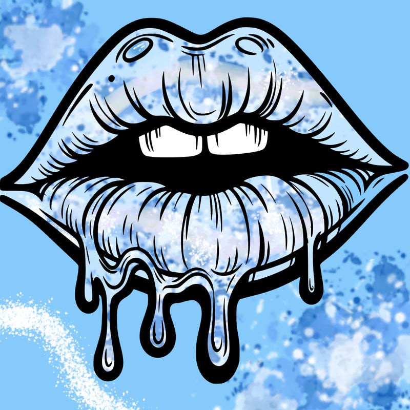 lips that look realistic and drip