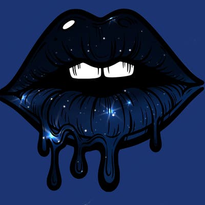 lips that look realistic and drip