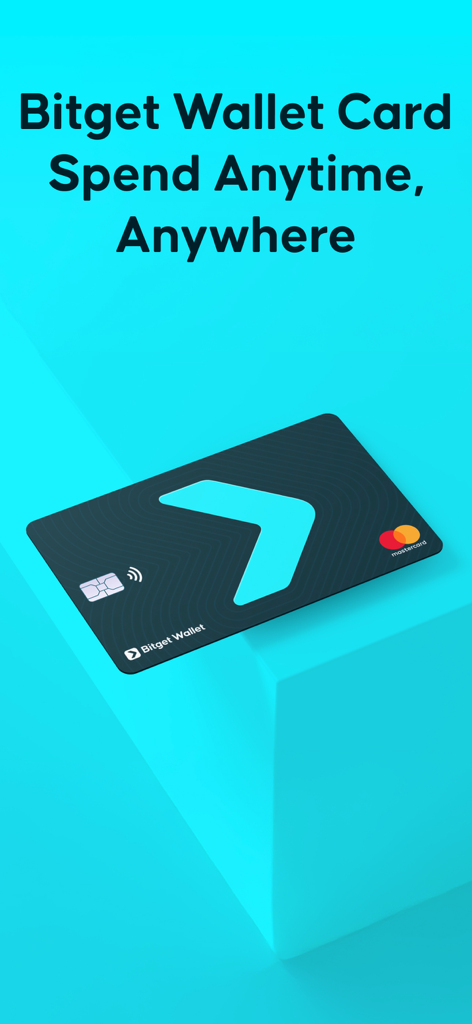 Una Mastercard brandizzata Bitget Wallet per spendere asset in criptovaluta ovunque.