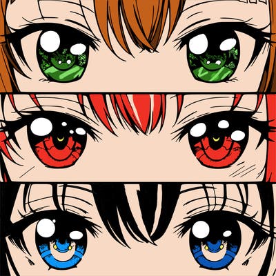 anime eyes