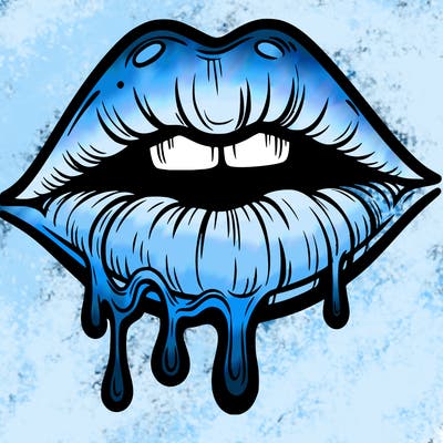 lips that look realistic and drip
