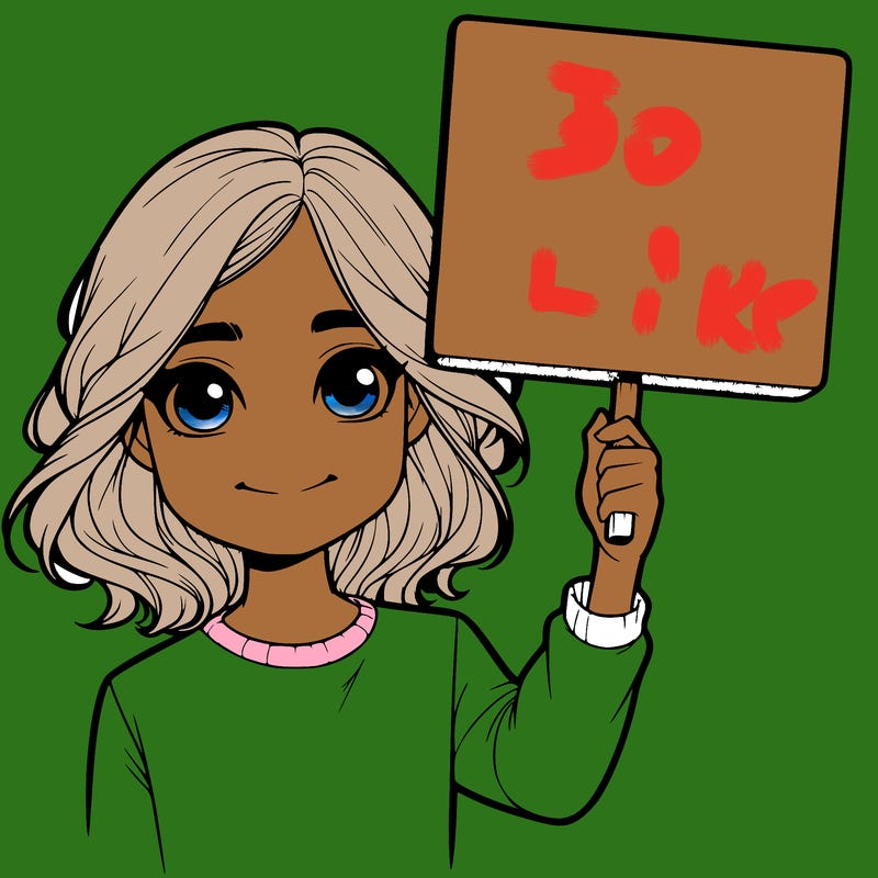 realistic girl holding up a sign