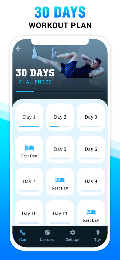 Workout for Men, Full Body - Health & Fitness App | MWM