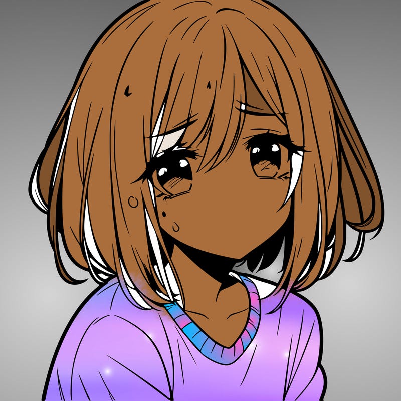 sad 14 year old manga girl