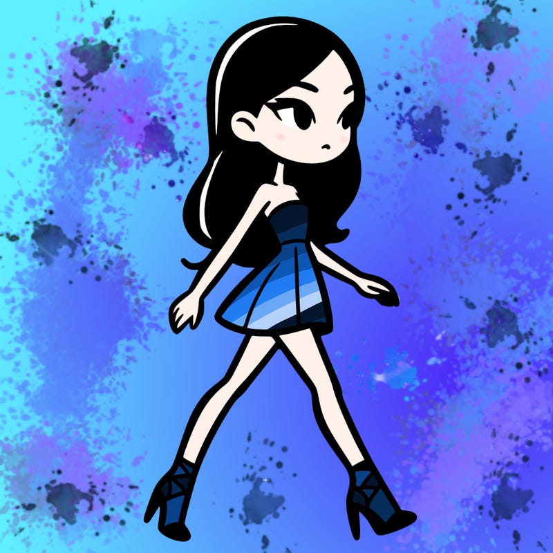 super model on runway