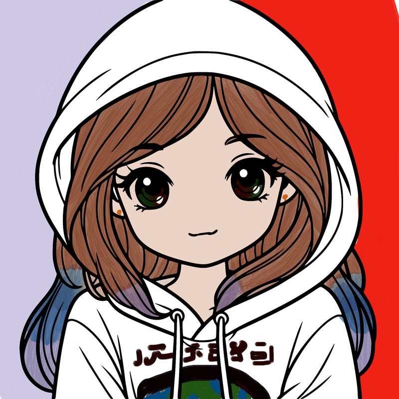 girl with hoodie
