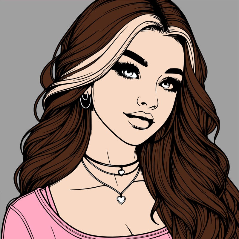 detailed realistic girl